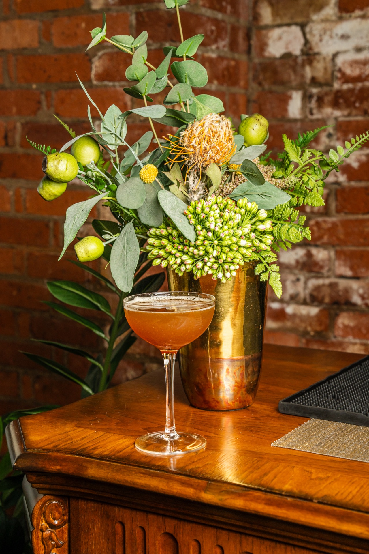 Plated entree at The Alexander